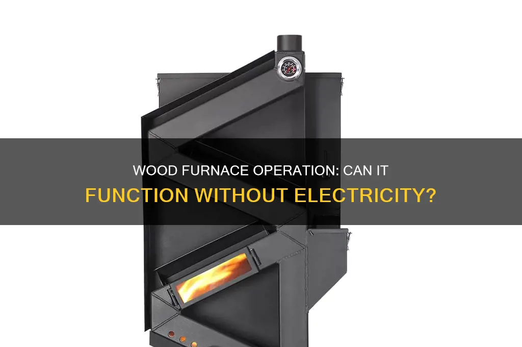 can you use a wood furnace without electricity