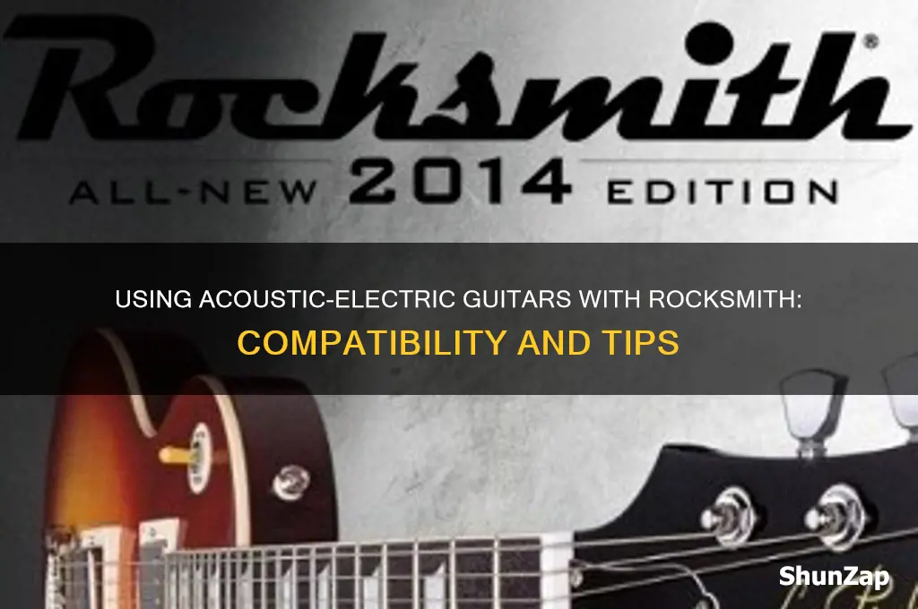 can you use acoustic electric guitar with rocksmith