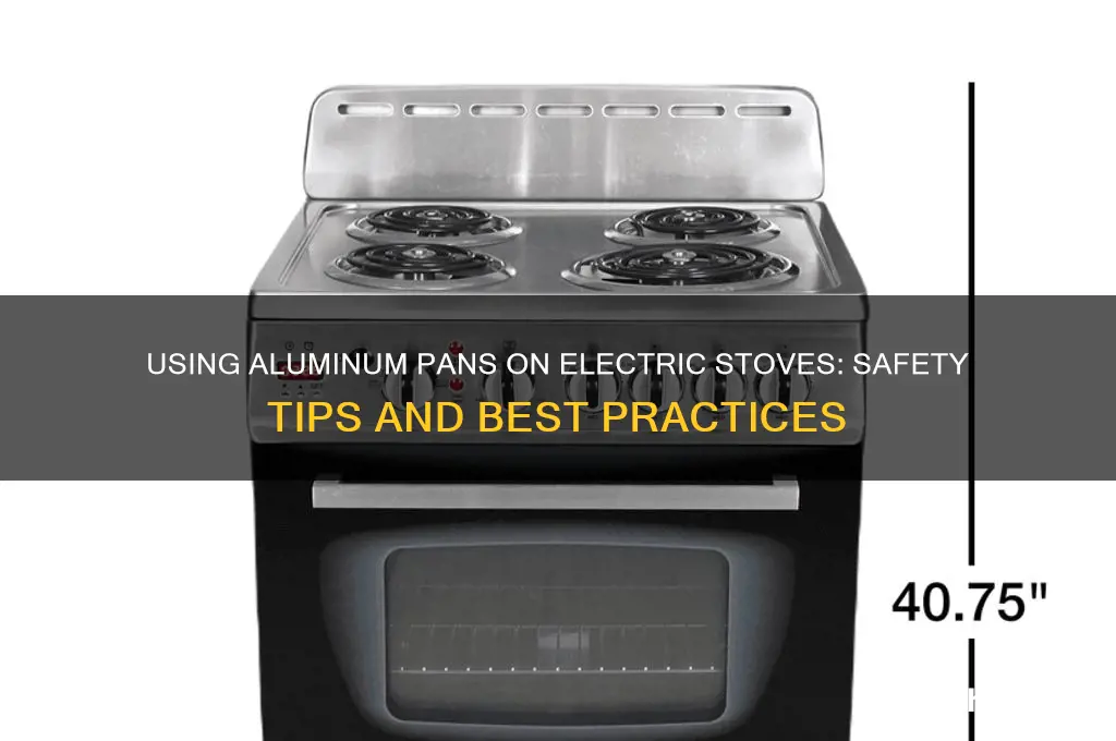 can you use aluminum pan on electric stove
