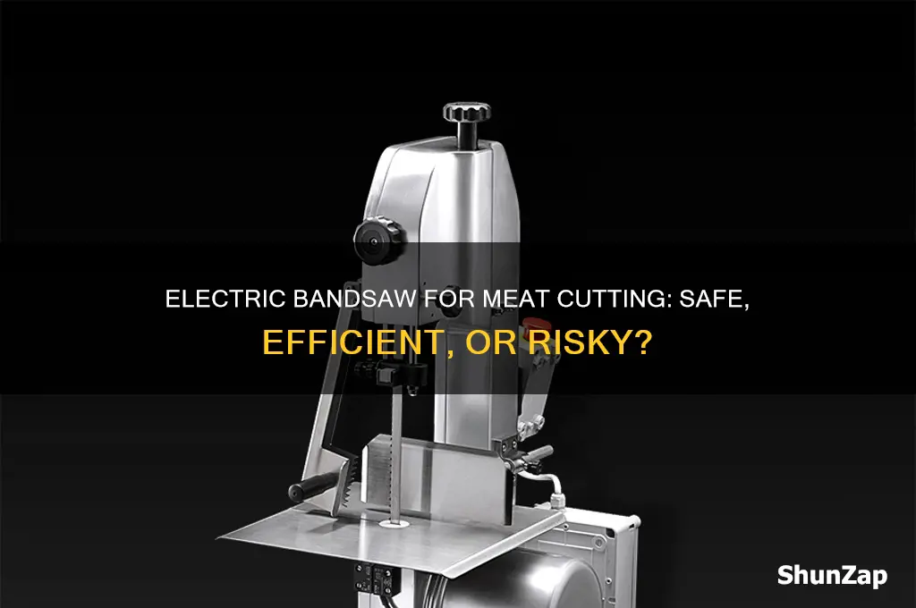 can you use an electric bandsaw to cut meat
