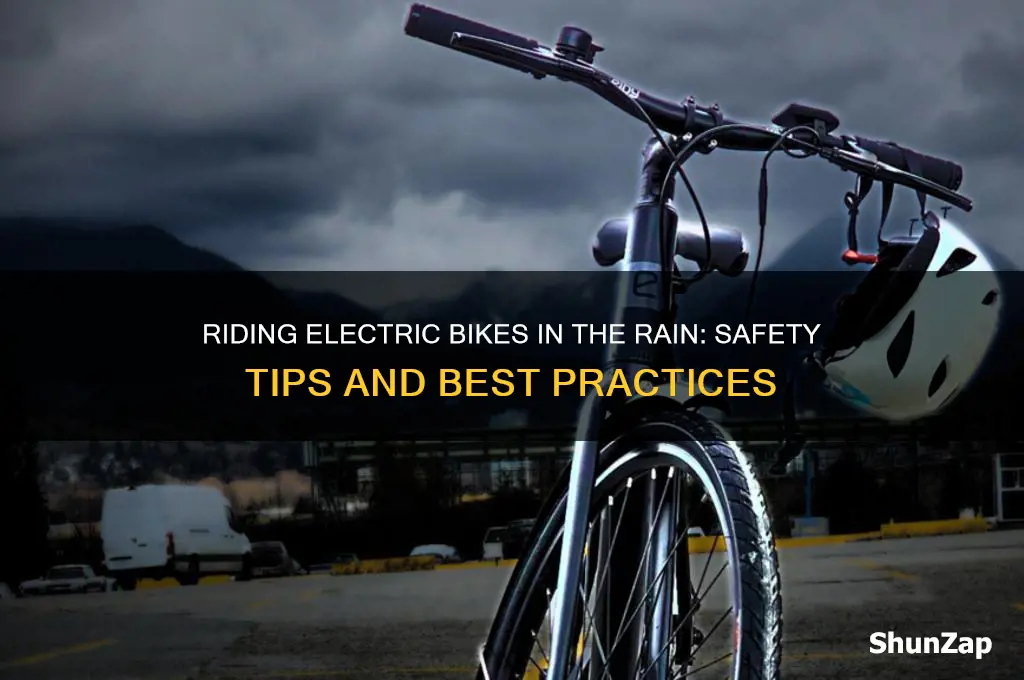 can you use an electric bike in the rain