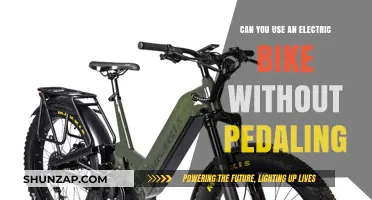 Electric Bikes: Can You Ride Without Pedaling? Exploring the Options