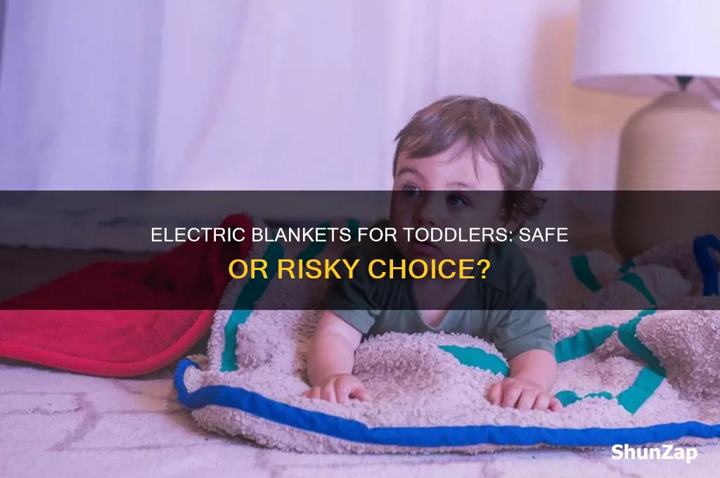 can you use an electric blanket for a toddler