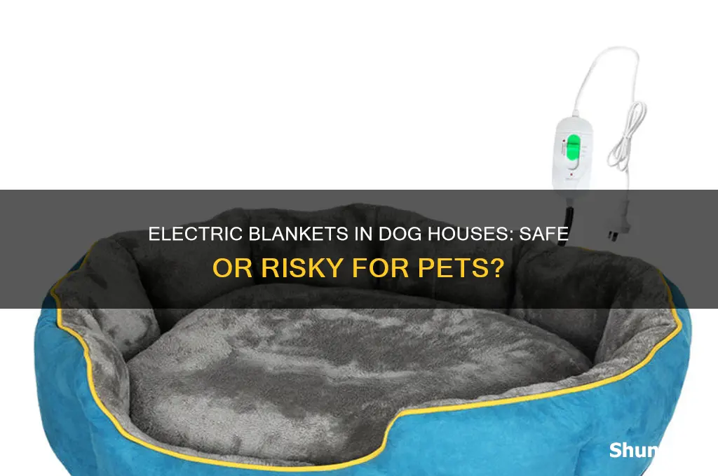 can you use an electric blanket in a dog house