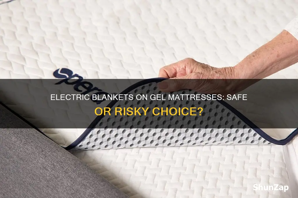 can you use an electric blanket on a gel mattress