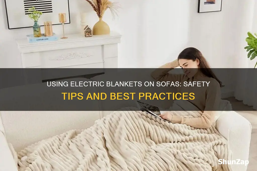 can you use an electric blanket on a sofa