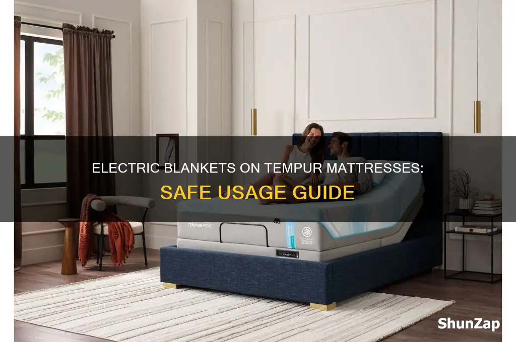 can you use an electric blanket on a tempur mattress
