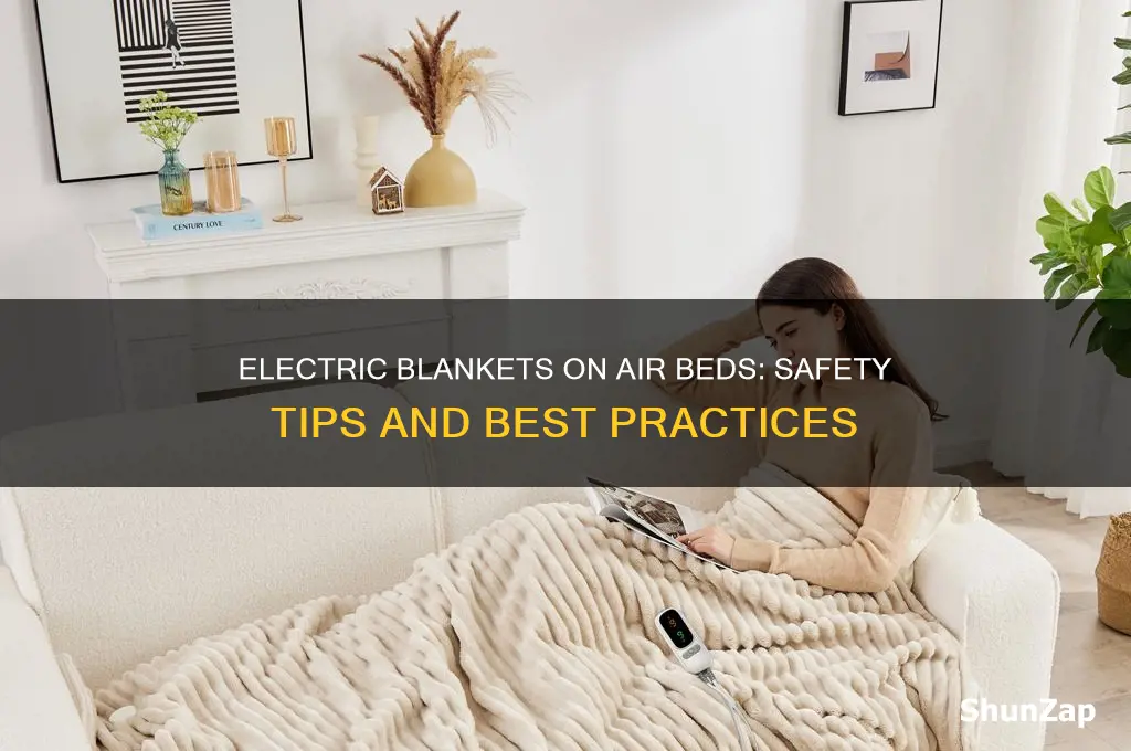 can you use an electric blanket on an air bed