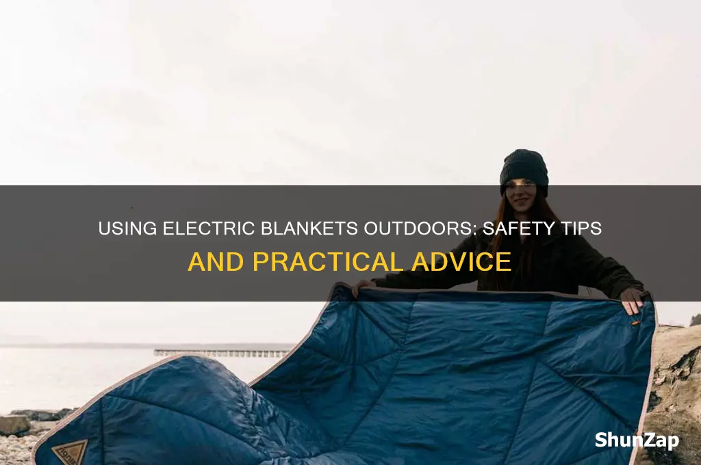 can you use an electric blanket outside