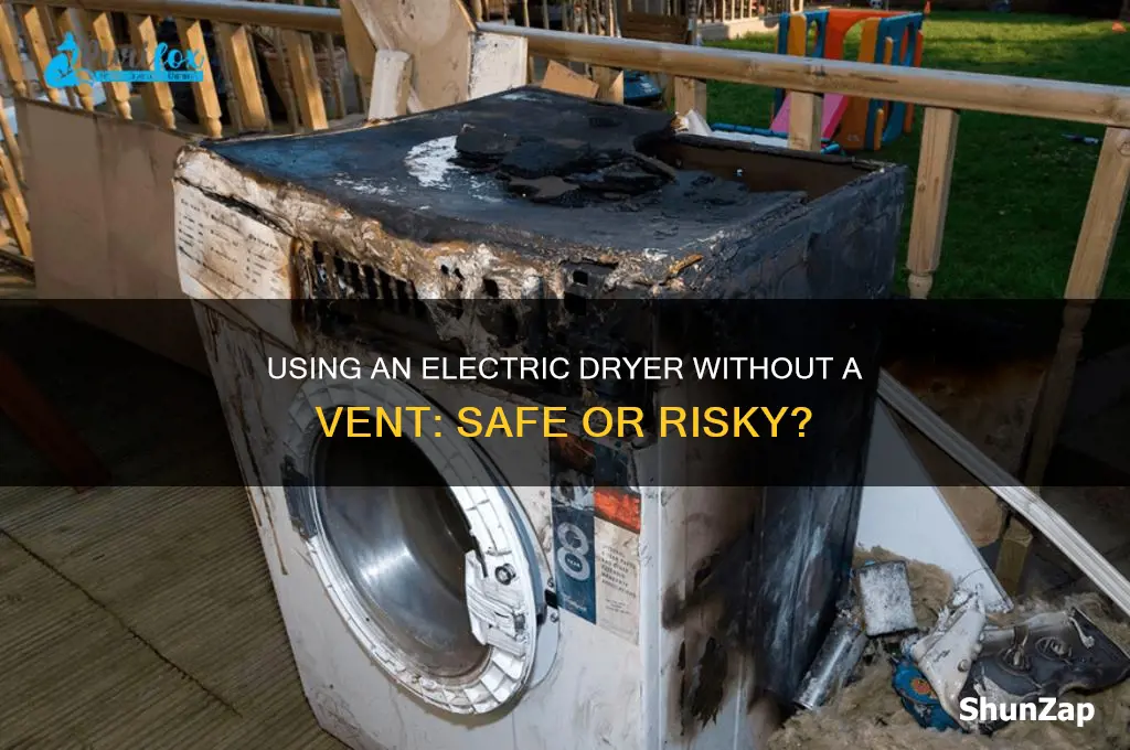 can you use an electric dryer without a vent
