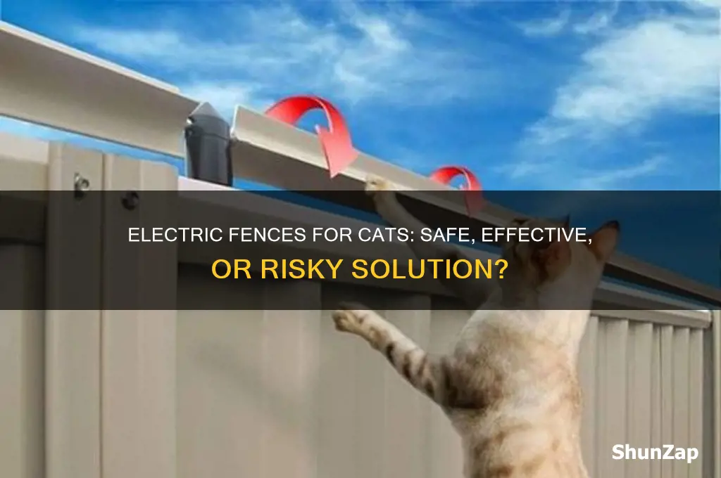 can you use an electric fence for a cat