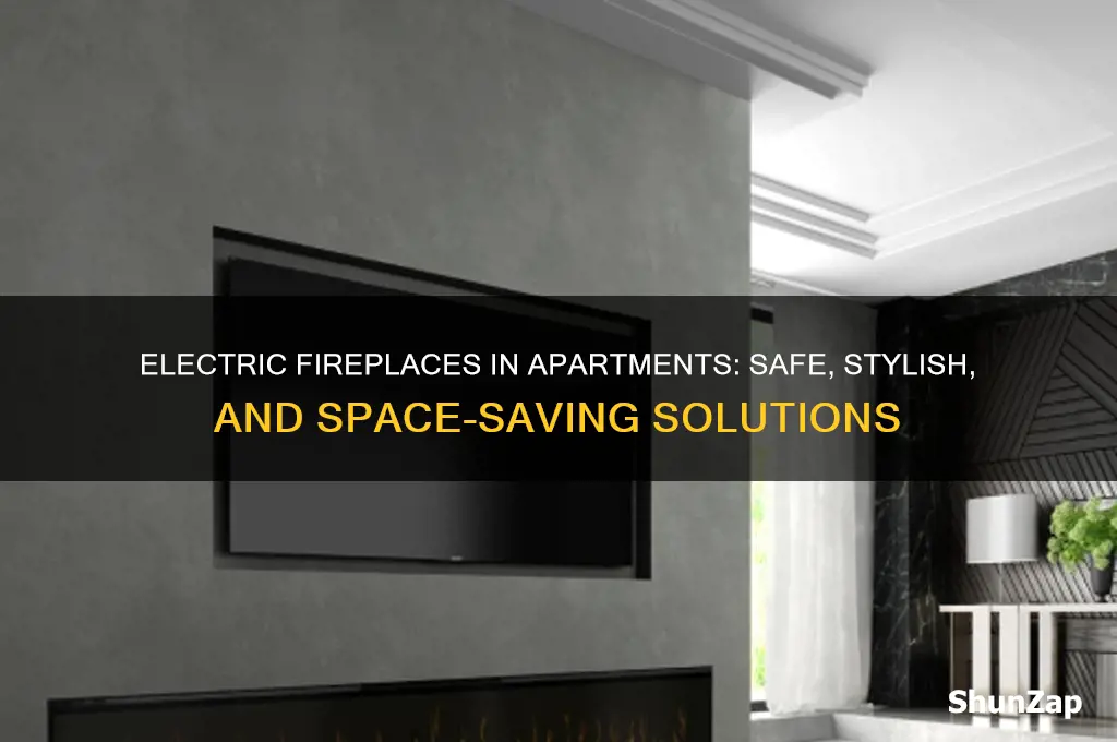 can you use an electric fireplace in an apartment