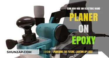 Using Electric Hand Planers on Epoxy: Tips and Best Practices
