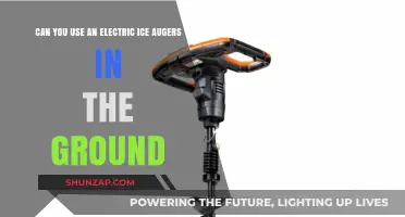 Using Electric Ice Augers for Ground Drilling: Is It Possible?