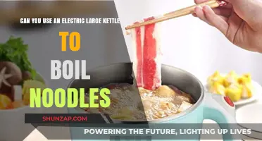 Electric Kettle Noodle Hack: Can You Boil Pasta in a Large Kettle?