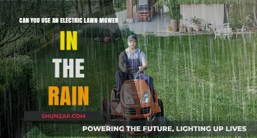 Using Electric Lawn Mowers in the Rain: Safe or Risky?