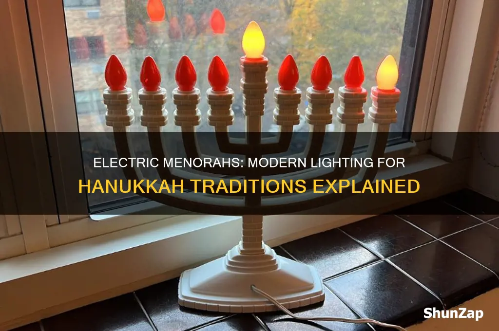 can you use an electric menorah