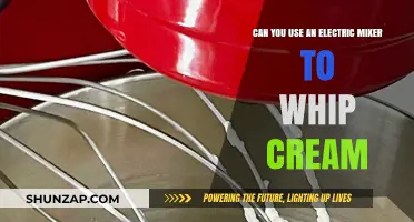 Whipping Cream with an Electric Mixer: Tips and Techniques