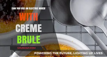 Using an Electric Mixer for Perfect Crème Brûlée: Tips and Tricks