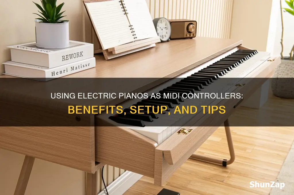 can you use an electric piano as a midi controller