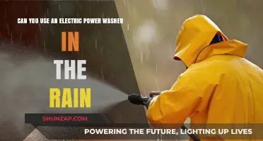 Using Electric Power Washers in the Rain: Safe or Risky?