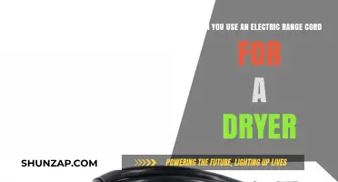 Electric Range Cord for Dryer: Safe or Risky Alternative?