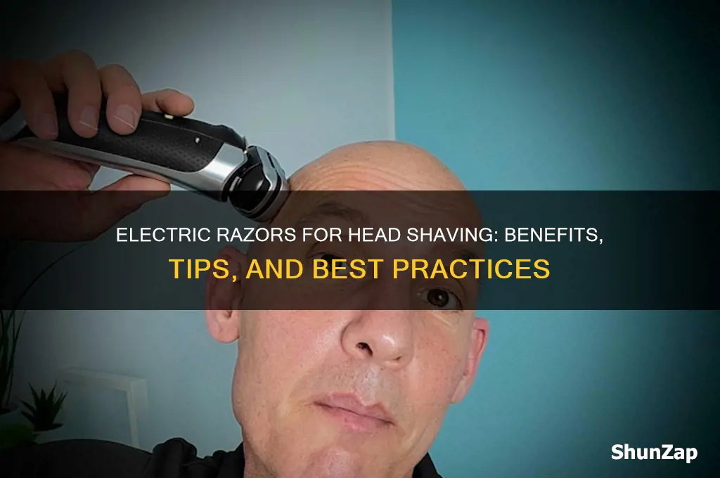 can you use an electric razor on your head