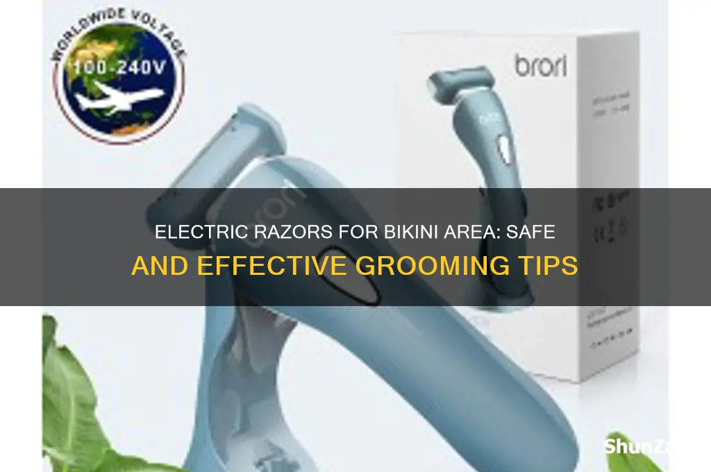 can you use an electric razor on your vagina