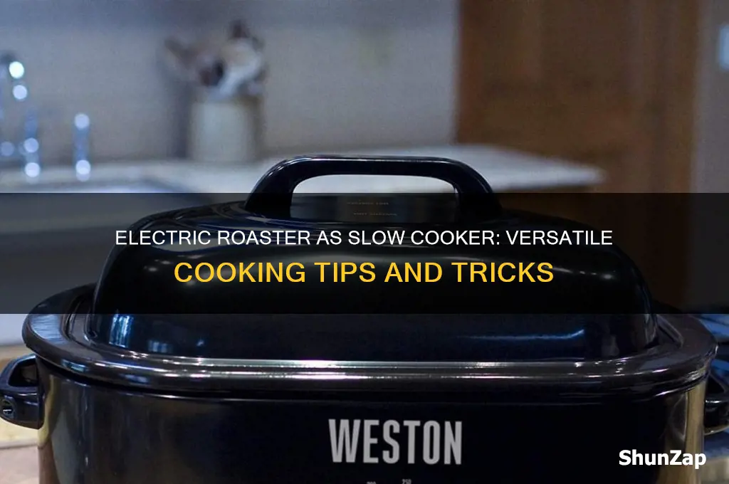 can you use an electric roaster as a slow cooker