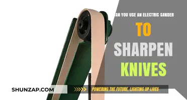 Electric Sander for Knife Sharpening: Effective Technique or Risky Hack?