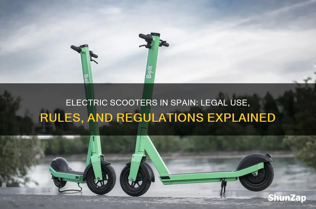 can you use an electric scooter in spain