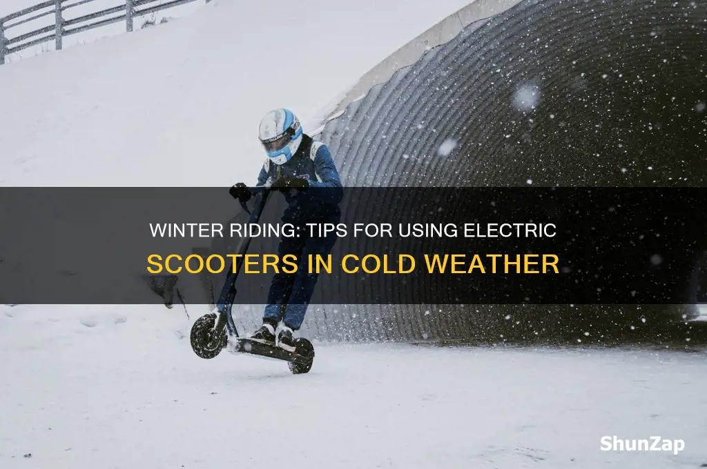 can you use an electric scooter in the winter