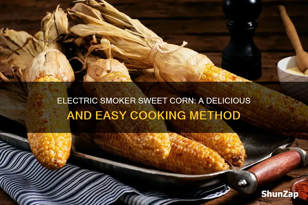 can you use an electric smoker for sweet corn
