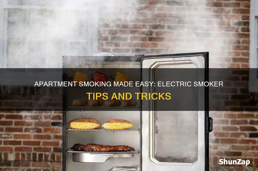 can you use an electric smoker in an apartment
