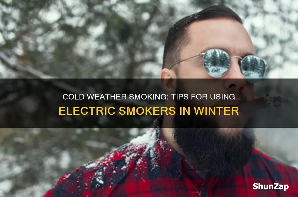can you use an electric smoker in cold weather