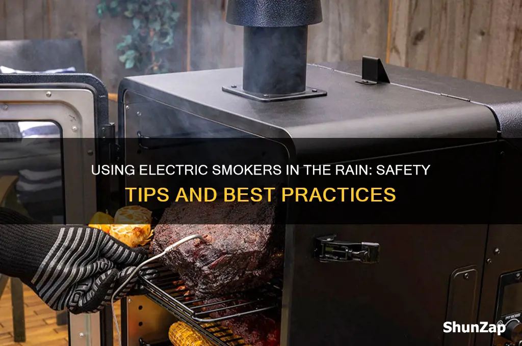 can you use an electric smoker in the rain