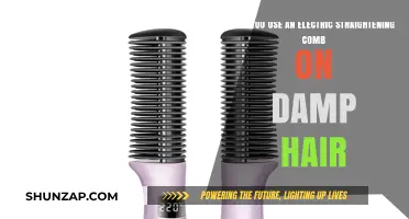 Using Electric Straightening Combs on Damp Hair: Safe or Risky?