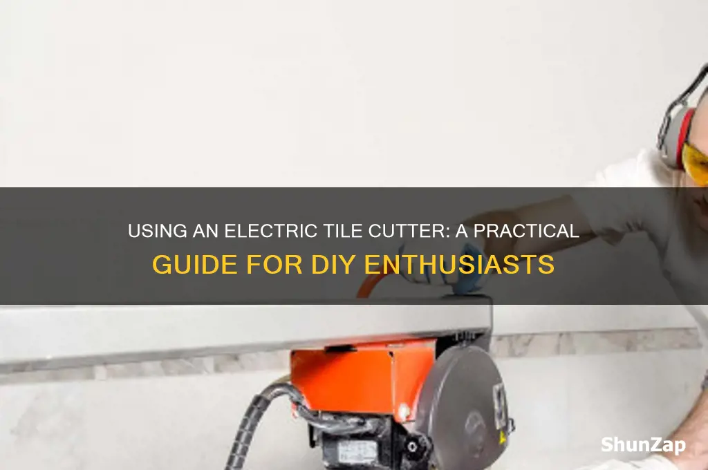 can you use an electric tile cutter