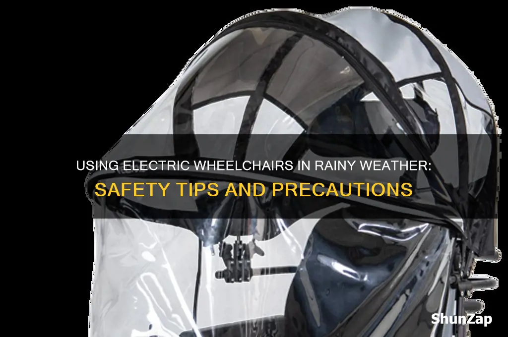can you use an electric wheelchair in the rain