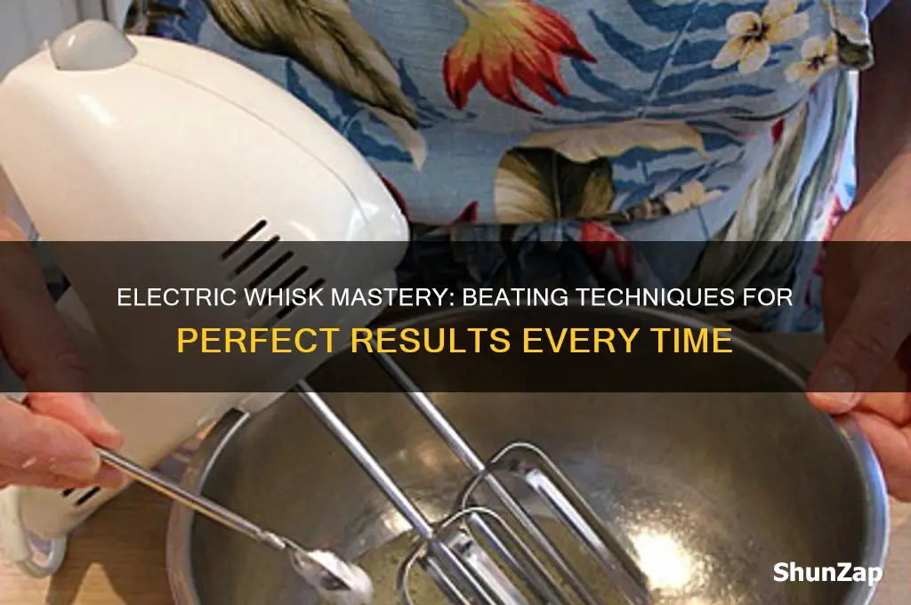 can you use an electric whisk to beat