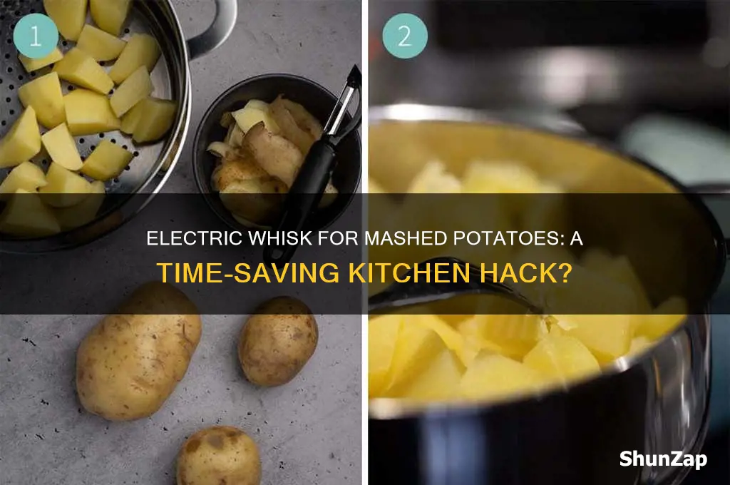 can you use an electric whisk to mash potatoes