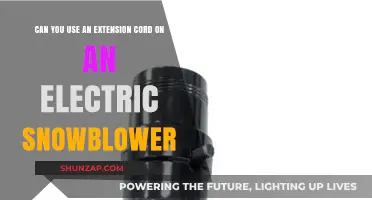 Using Extension Cords with Electric Snowblowers: Safety Tips and Best Practices