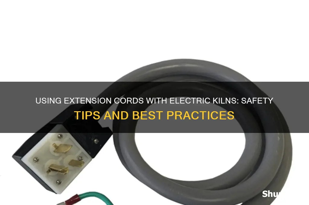 can you use an extention cord on a electric kiln