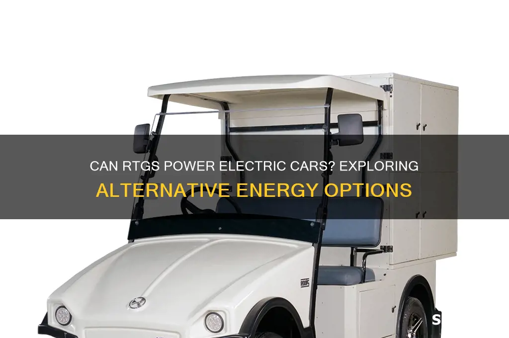 can you use an rtg in an electric car