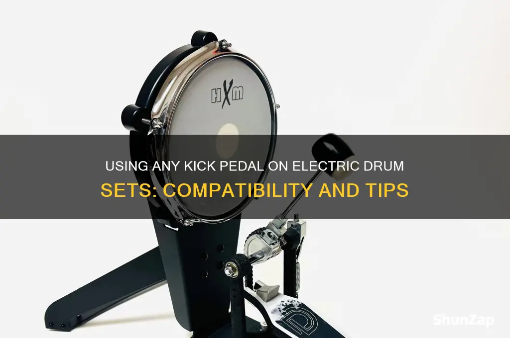 can you use any kick on a electric drum set