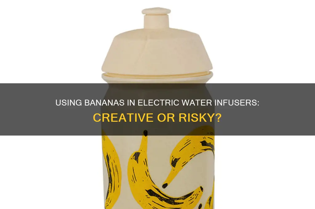 can you use banana in an electric water infuser