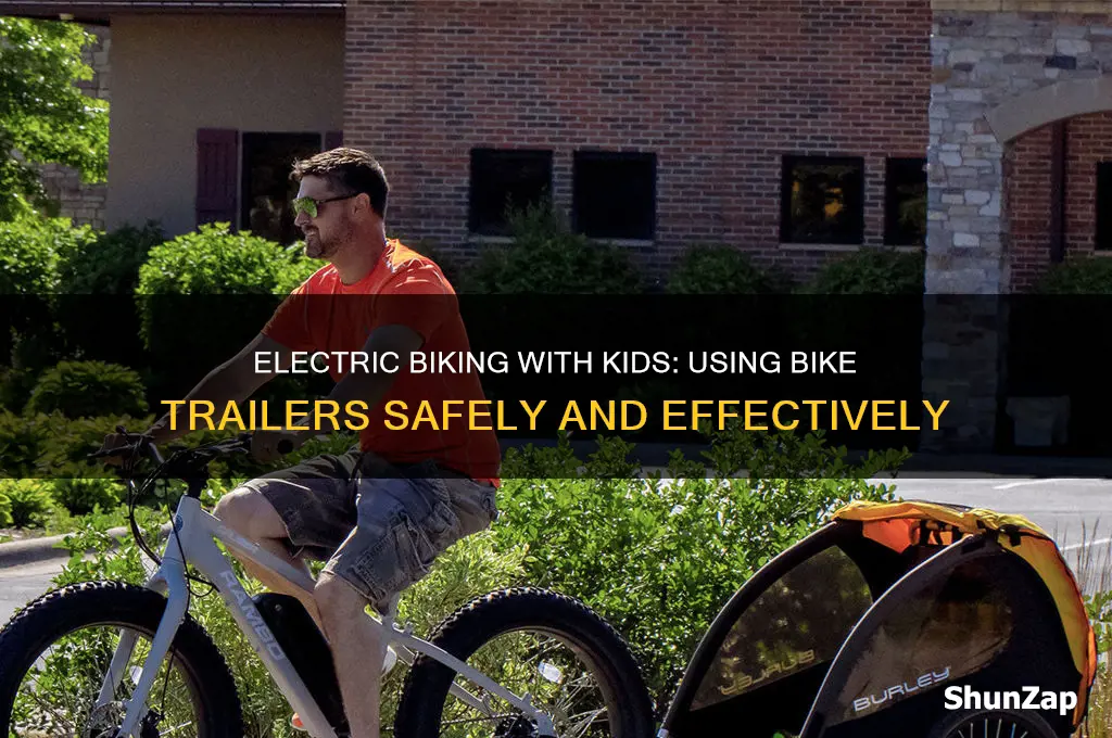 can you use bike kid trailer with electric bike