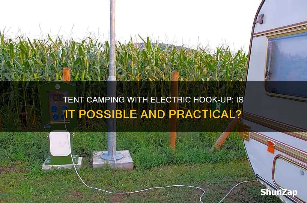 can you use campsite electric hook up for tents