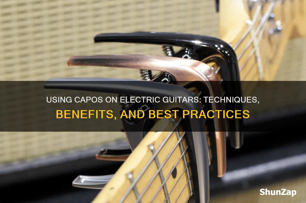 can you use capos on electric guitar