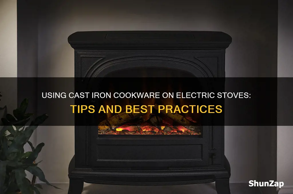 can you use cast iron cookware on an electric stove